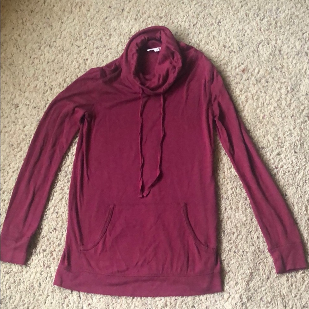 Cow neck long sleeve